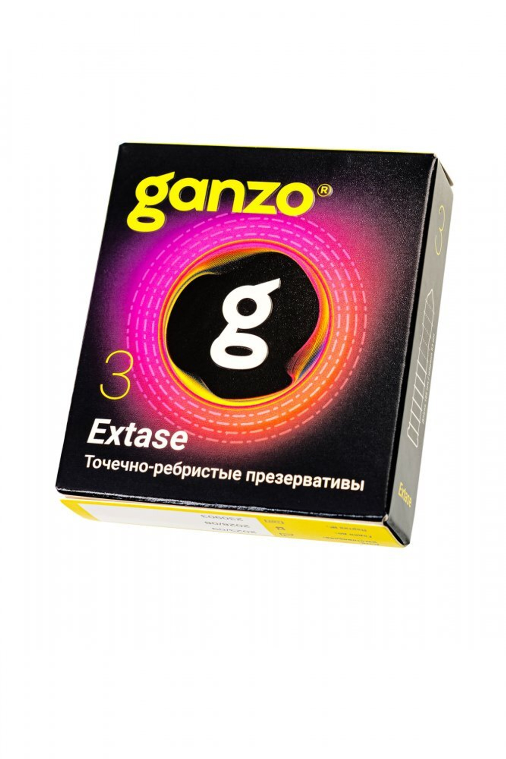 Презервативы Ganzo Extase точечно-ребристые № 3