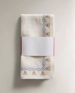 ZARA HOME САЛФЕТКИ ИЗ ЛЬНА (НАБОР ИЗ 2 ШТ.), ЭКРЮ