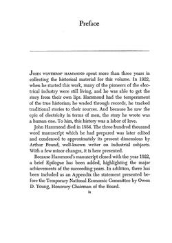 Men and volts. The story of General Electric | John Winthrop Hammond