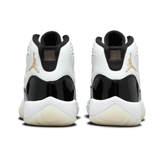 Jordan Air Jordan 11 Детские баскетбольные мячи В СЕРЕДИНЕ Белого/Метал-лика/Черного Юнисекса