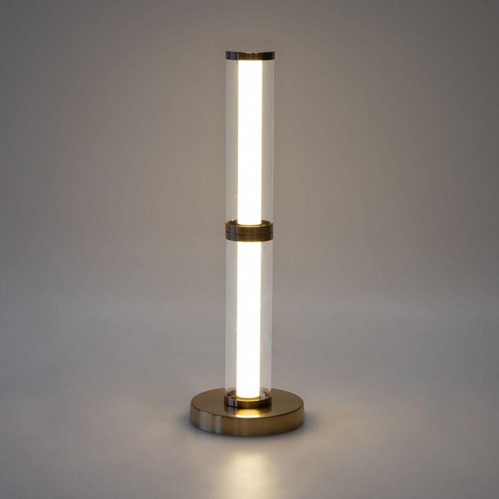 Настольная лампа декоративная Eurosvet Stark 80536/1 латунь