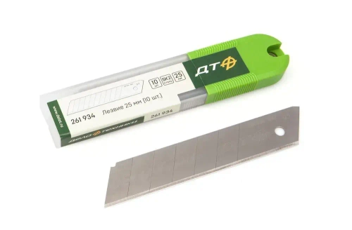 Лезвие 25 мм (10 шт. в упаковке), Дело Техники, 261934