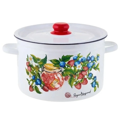 Кастрюля эмал цил Конфитюр 7,0л ТМ Appetite