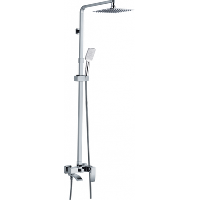 33044 Однорукий душевой релинг (ХРОМ)  HansenPRO  (4/1шт)