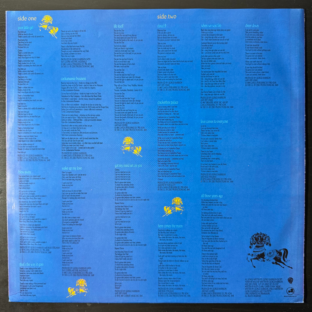 George Harrison ‎– Best Of Dark Horse 1976-1989 (Германия 1989г.)