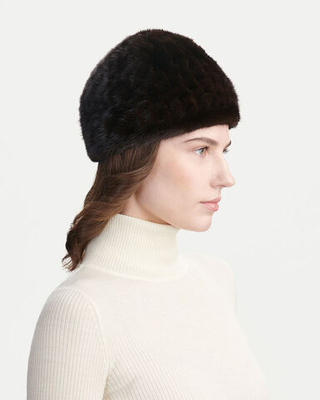 Шапка из меха норки