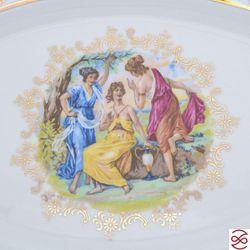 Блюдо овальное Repast Мадонна перламутр Мария-тереза 38 см