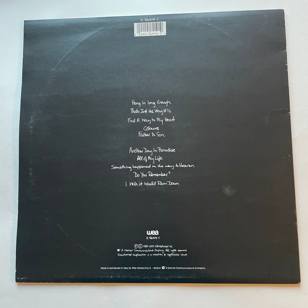 Винтажная виниловая пластинка LP Phil Collins But Seriously (Испания 1989)