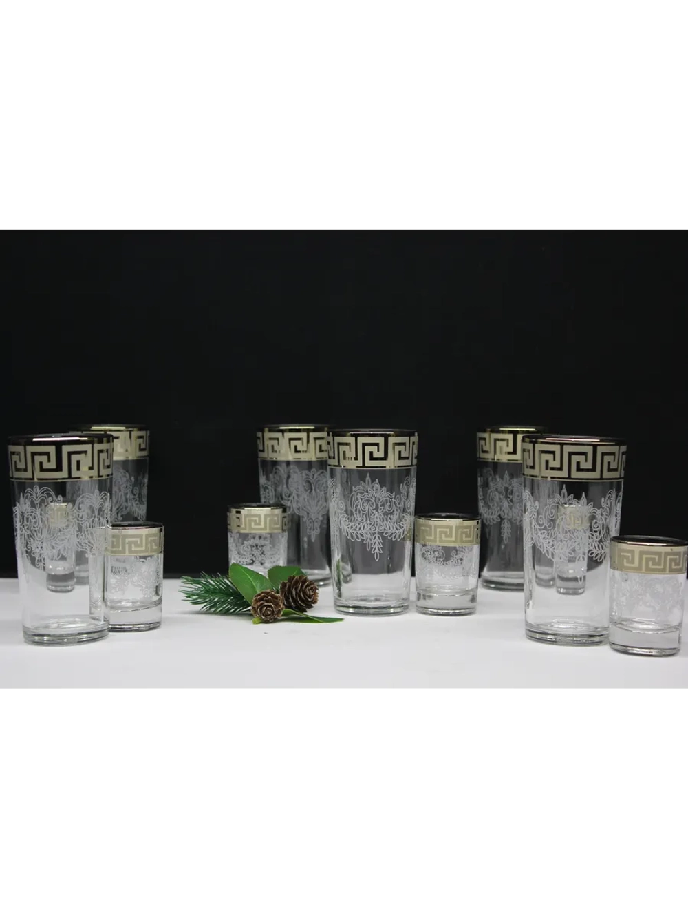 Набор 12 предметов стакан и стопка