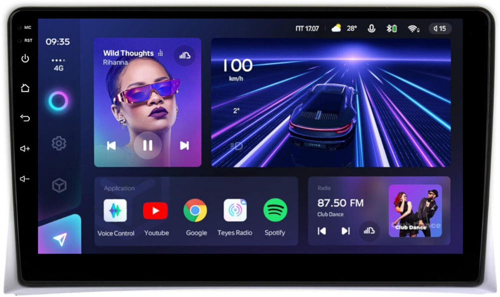 Магнитола для Volkswagen Multivan T5 2003-2015 - Teyes CC3L на Android 10, 8-ядер, CarPlay, 4G SIM-слот