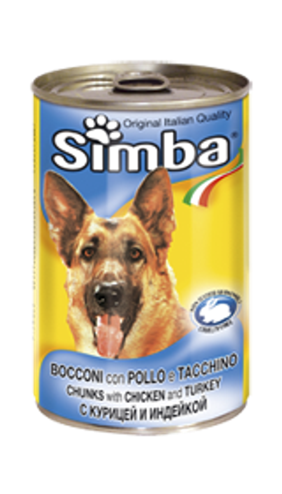 Simba Dog кусочки для собак с курицей и индейкой 1275 гр