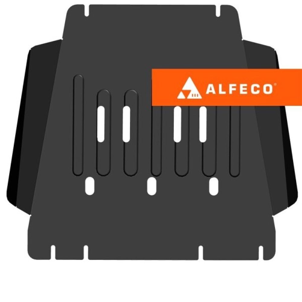 Защита картера JAC T9 с 2024 г. V-2,0 4WD  КПП (ALFeco)