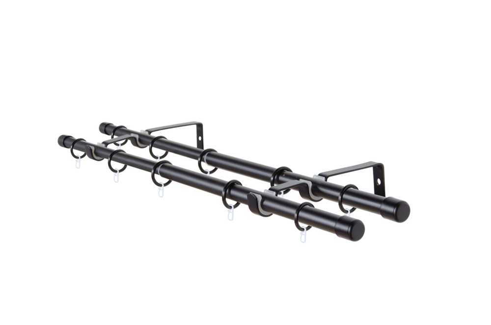 Карниз Телескоп 2ряда с наконечником Болонья