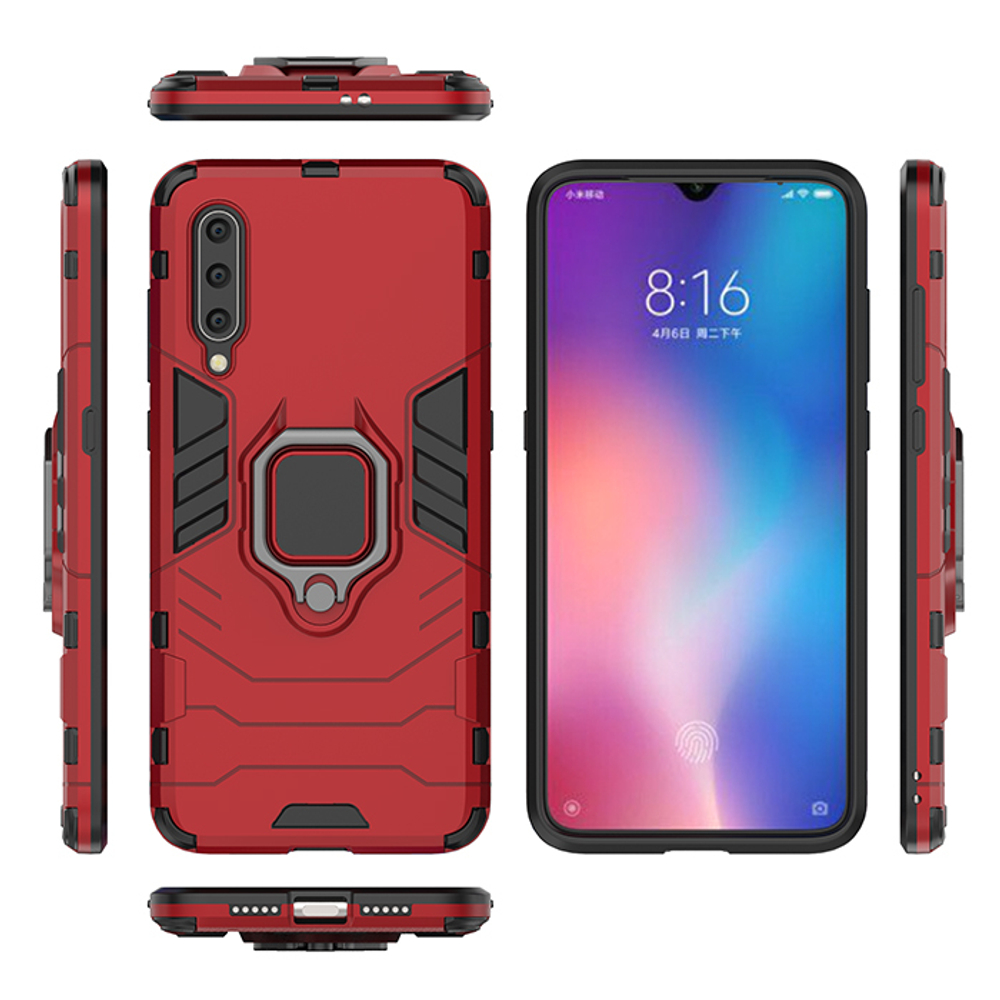 Противоударный чехол с кольцом Panther Case для Xiaomi Mi 9 (Pro)