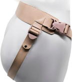 Телесный фаллопротез MEN STYLE с анальным стимулятором - 17,5 см. (Цвет: телесный)