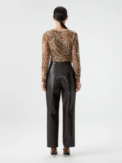 Брюки из экокожи OLA OLA