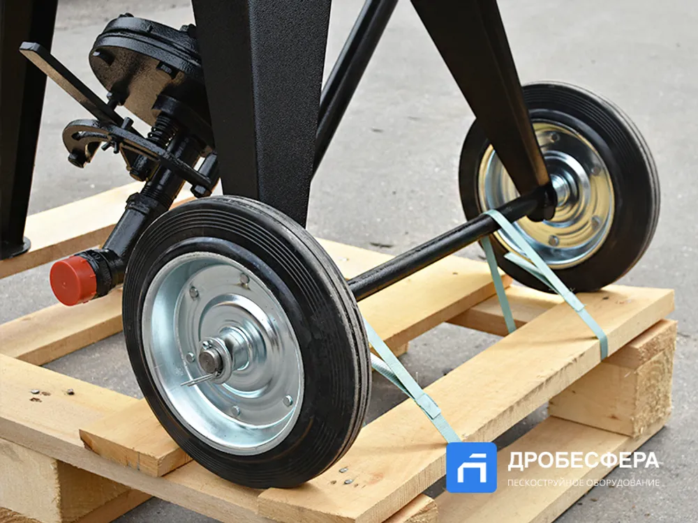 Пескоструйный аппарат PST-PS-75-3 с рукавом TWIN 20 метров с шиберным дозатором