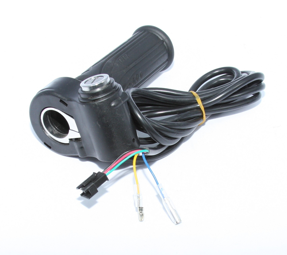 Ручка газа с замком зажигания и грипса для электросамоката универсальная