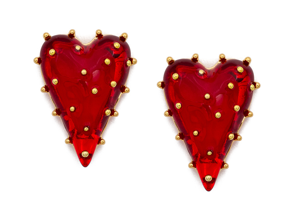 Серьги "Vintage. Сердце" 30мм