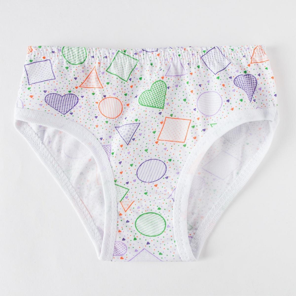 Трусы для девочек р.128 см микс (Милена), 1 шт.