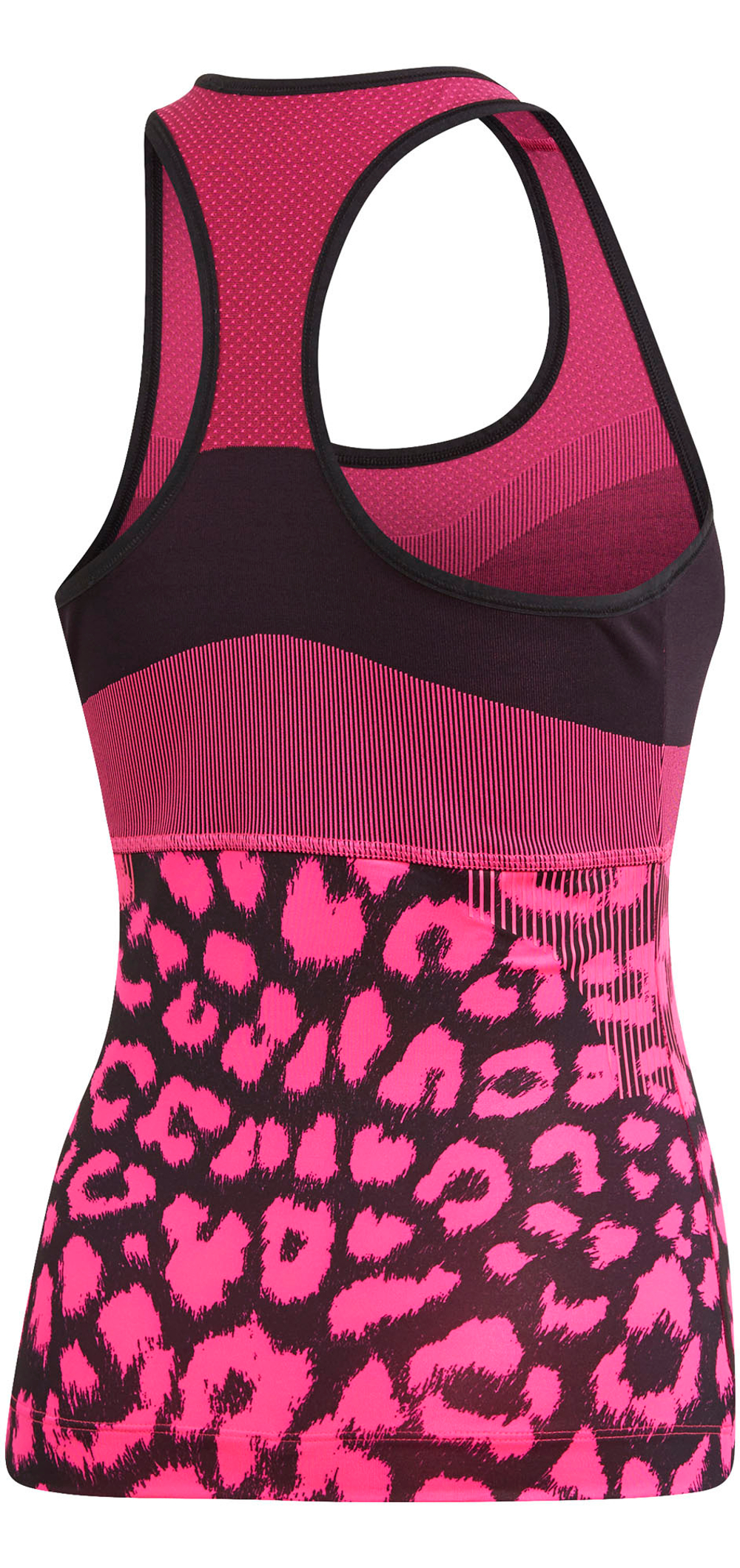 Женский топ теннисный Adidas Stella McCartney Tank - black/shock pink