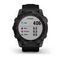 Умные часы Garmin Fenix 7X Sapphire Solar титановый черный DLC с силиконовым ремешком