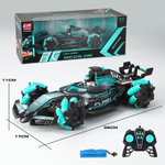 Машинка супергоночная для трюков и дрифта 4WD / Формула F1, на Р/У пультом и жестами "Light Spray - RACING CAR - NO.HD3999"