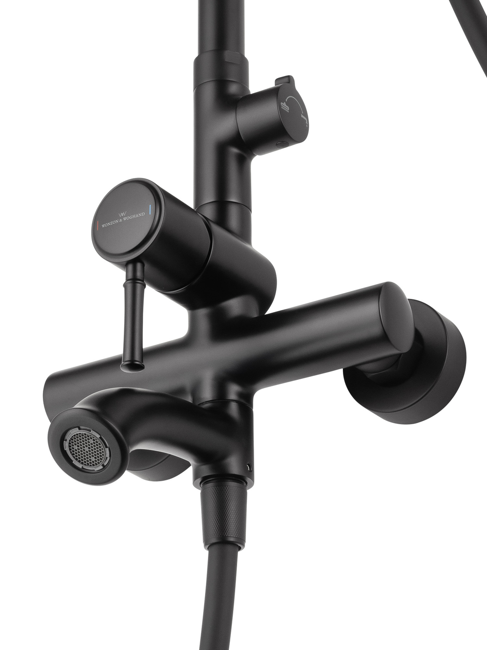 Душевая система WONZON & WOGHAND TOR, Черный матовый (WW-88047073-MB)