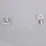 Гирлянда для дома «Теплый свет» на батарейках 3,0 м, 10 насадок, 80 ламп LED, d-5 см, 2 реж, (3АА), IP-20, Теплый белый