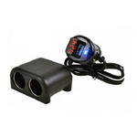 Разветвитель авто Olesson NO.1641 (USB/2роз.+вольтметр)