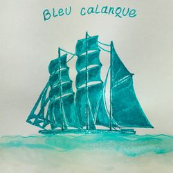 Чернила во флаконе Herbin 30 мл Bleu calanque Аквамарин (13014T) 3