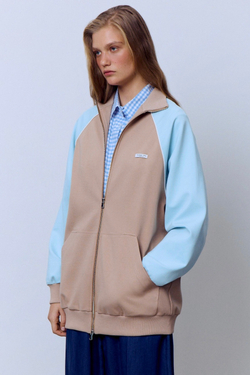 Толстовка на молнии с кантом