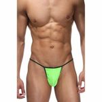 Мужские трусы стринги зеленые Cosmos Colors NN01GS