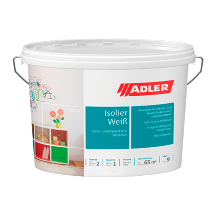 Aviva Isolier-Weiß - изолирующая краска для сен и потолков | Adler (Австрия)