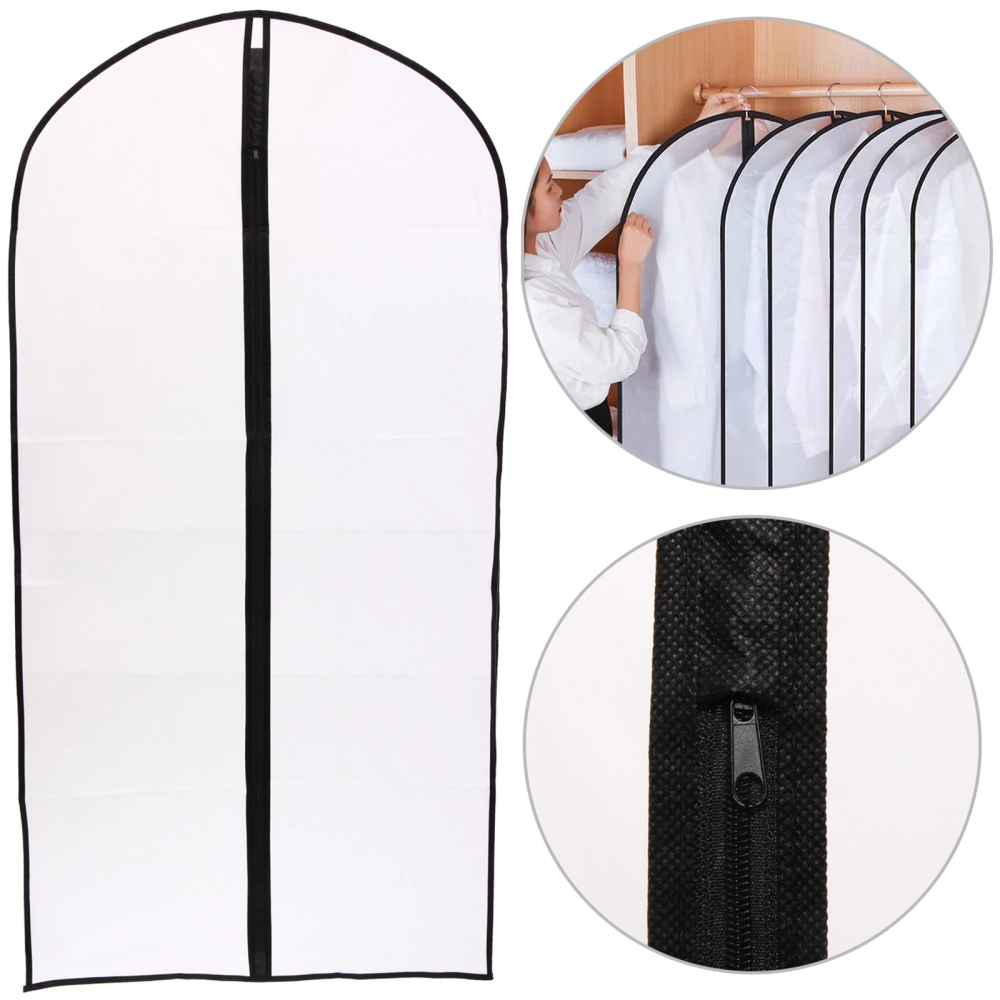 Чехол для одежды «ИДЕЯДОМА», цвет белый / чёрный, 60*120см (пакет)