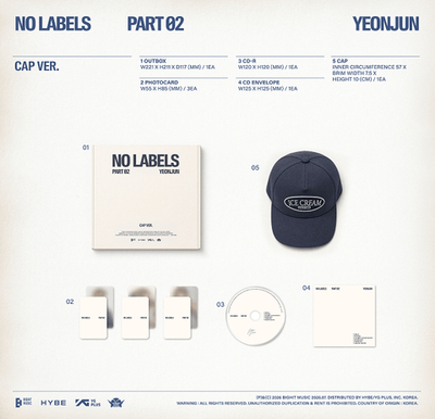 Альбом YEONJUN - NO LABELS: PART 02 (Cap Ver.)