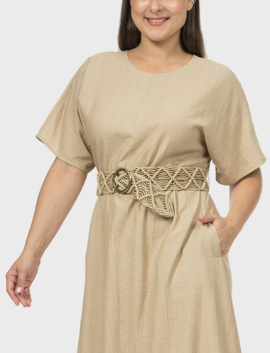 Платье с поясом LALIS