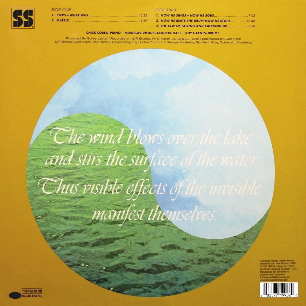 Chick Corea / Now He Sings, Now He Sobs (LP)