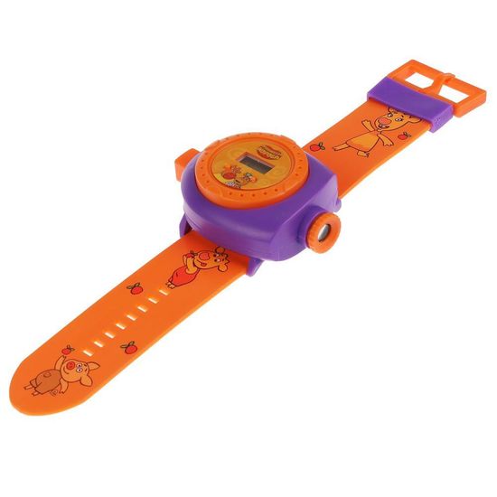 Развивающие часы с проектором Оранжевая корова 24 кадра на блист. Умка