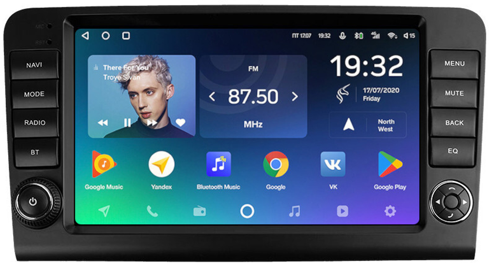 Магнитола для Mercedes-Benz GL (X164), ML (W164) 2005-2012 (рамка с крутилками и кнопками) - Teyes SPRO+ Android 10, ТОП процессор, 4-32, SIM-слот