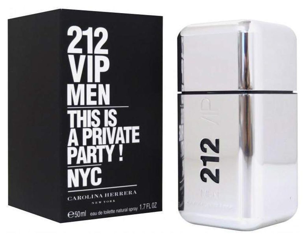 Carolina Herrera 212 VIP Men Туалетная вода муж, 50 мл