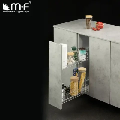 Бутылочница в нижнюю базу 200 мм с направляющими