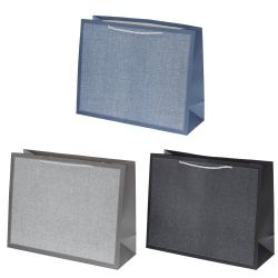 GAEM Пакет подарочный (бумага 250г/м2, блок 12шт), L25,5 W9,5 H20 см, 3в.