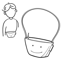 Сумка детская Minibag ABC friends blue Reisenthel