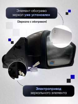 Зеркала ваз 2108-2109 2113-2115 Электропривод Обогрев