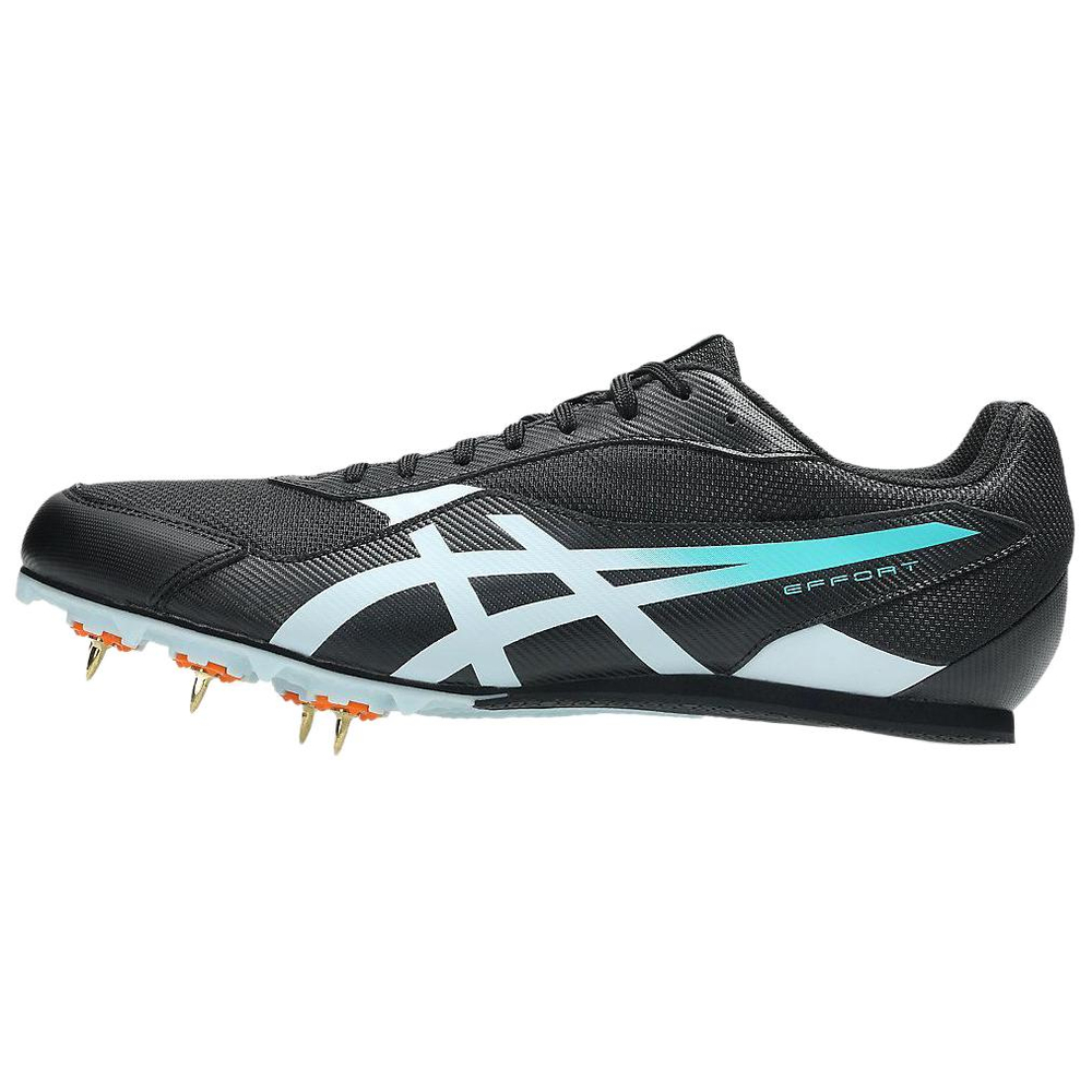ASICS Black Blue Track And Field Shoes Unisex