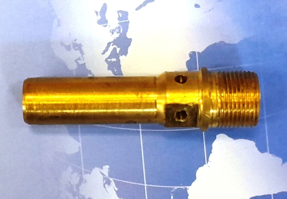 А-1231.01.01.015 Держатель / Вставка / Свеча, сварочного наконечника М8, предназначен для использования в качестве расходной части в ручных сварочных горелках MIG/MAG серии А1231-5-Г2