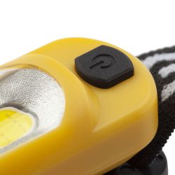 Фонарь налобный светодиодный ЭРА Рабочие Практик GA-801 аккумуляторный мощный яркий 4 режима желто-черный | Налобные фонари