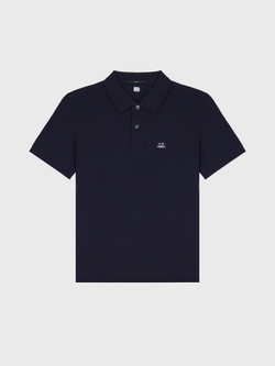 Поло C.P. Company Stretch Piquet Slim Navy