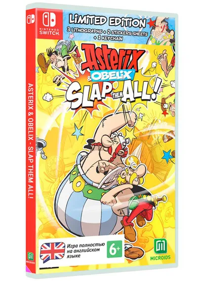 NSW Asterix &amp; Obelix: Slap Them All! Limited Edition (Б/У, Английская версия)